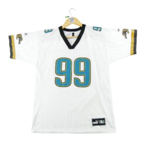 Maillot manches courtes enfant blanc Puma Equipe Carolina Panthers