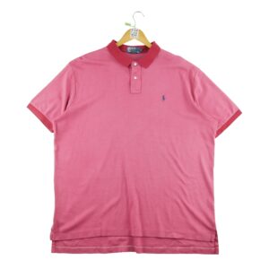 Maillot manches courtes homme rouge Polo Ralph Lauren