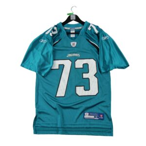 Maillot manches courtes homme turquoise Reebok Equipe Jacksonville Jaguars