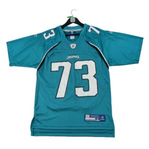 Maillot manches courtes homme turquoise Reebok Equipe Jacksonville Jaguars