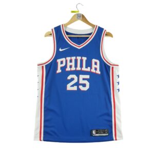Maillot sans manches homme bleu Nike Equipe Philadelphie 76ers Sixers