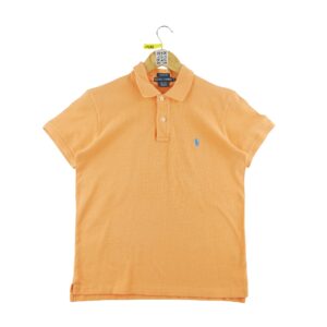 Polo manches courtes femme orange Polo Ralph Lauren Col Polo