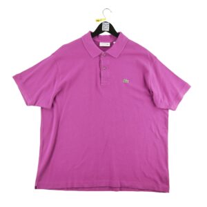 Polo manches courtes homme violet Lacoste Col Polo