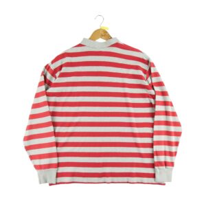 Polo manches longues homme rouge Polo Ralph Lauren Motif a rayures Col Polo