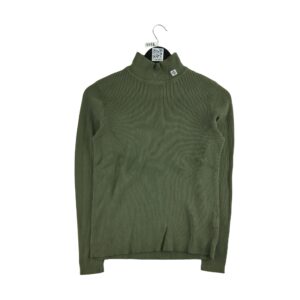 Pull femme manches longues kaki Lauren Ralph Lauren Col Montant