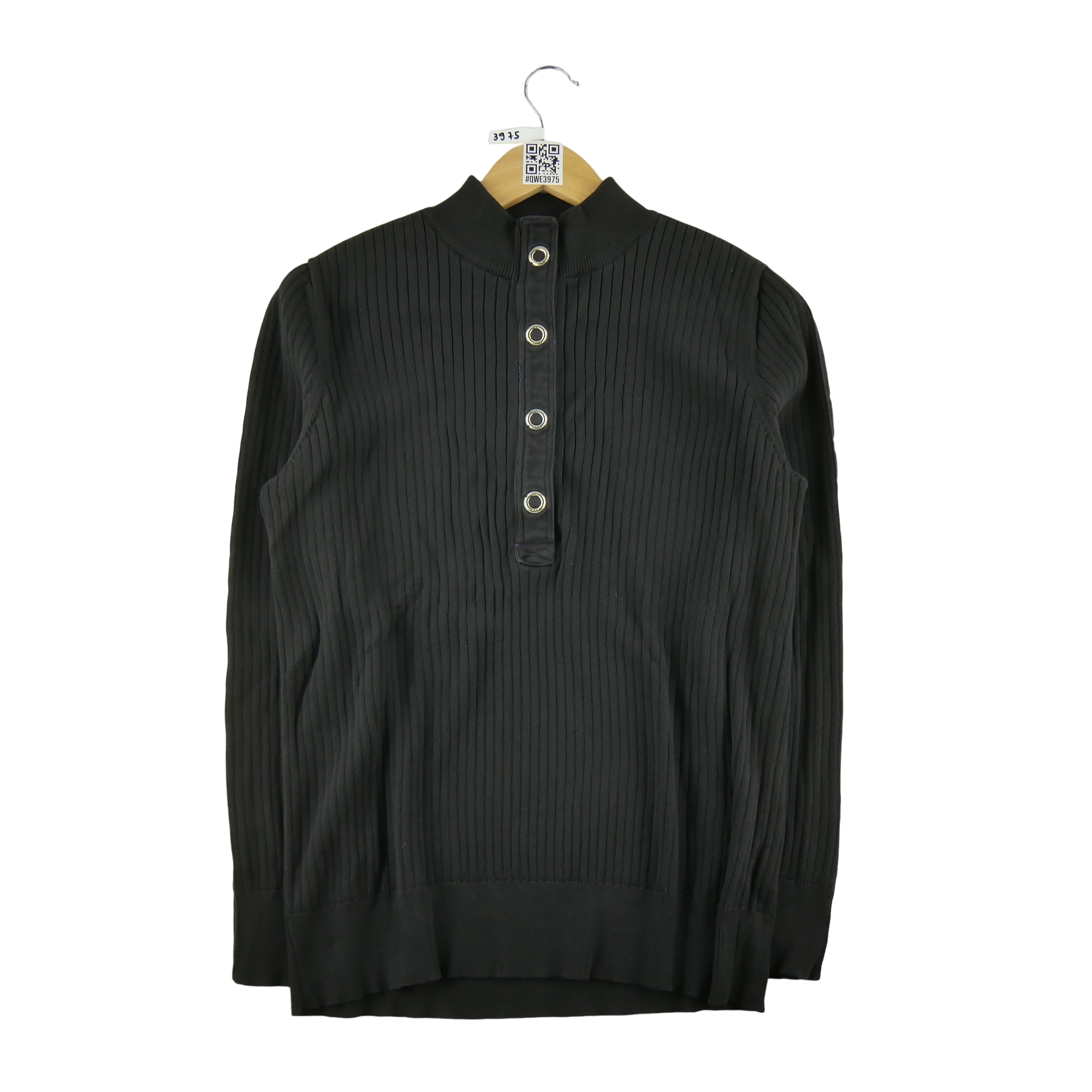 Pull femme manches longues noir Lauren Ralph Lauren Col Montant