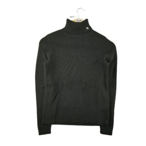 Pull femme manches longues noir Lauren Ralph Lauren Col Roule