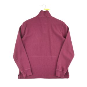 Pull homme manches longues bordeaux Polo Ralph Lauren Col Montant