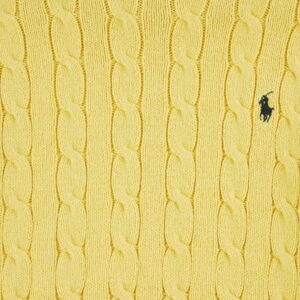 Pull homme manches longues jaune Polo Ralph Lauren Col Rond