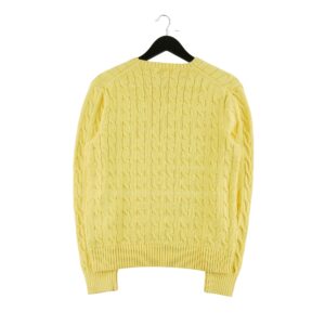 Pull homme manches longues jaune Polo Ralph Lauren Col Rond