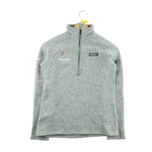 Pull polaires femme manches longues gris Patagonia Motif chine Col Montant