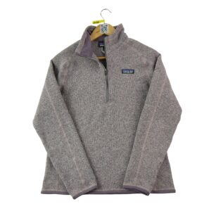 Pull polaires femme manches longues rose Patagonia Motif chine Col Montant