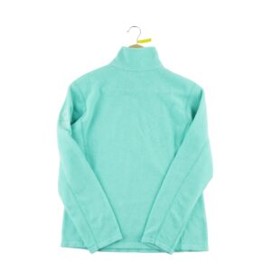 Pull polaires femme manches longues turquoise Patagonia Col Montant