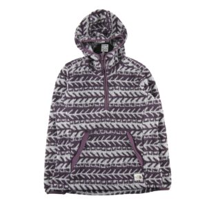 Pull polaires femme manches longues violet The North Face Motif a motifs Col Montant