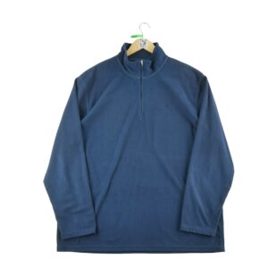 Pull polaires homme manches longues marine The North Face Col Montant