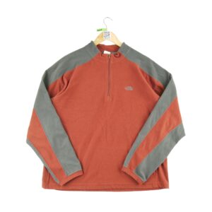 Pull polaires homme manches longues marron The North Face Col Montant