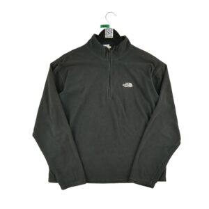 Pull polaires homme manches longues noir The North Face Col Montant