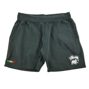 Short casual homme noir Stussy