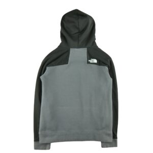 Sweat a capuche enfant manches longues gris The North Face Col Rond