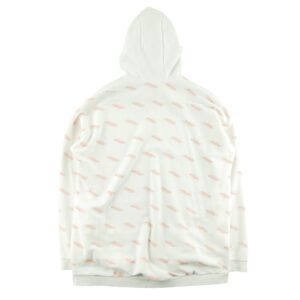 Sweat a capuche femme manches longues blanc Adidas Col Rond