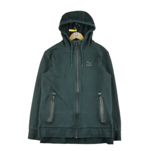 Sweat a capuche femme manches longues noir Puma Col Montant