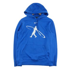 Sweat a capuche homme manches longues bleu Nike Col Rond