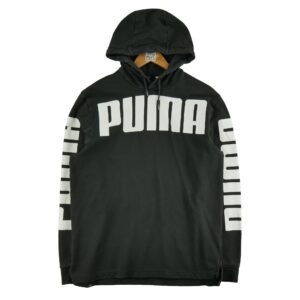 Sweat a capuche homme manches longues noir Puma Col Rond