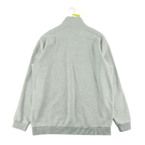 Sweat homme manches longues gris Adidas Motif chine Col Montant