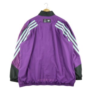 Veste de survetements homme manches longues violet Adidas Col Montant