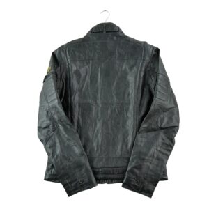 Veste en cuir homme manches longues noir G Star Col Montant