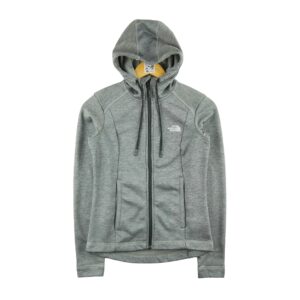 Veste polaires femme manches longues gris The North Face Motif chine Col Montant