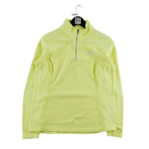 Veste polaires femme manches longues jaune The North Face Col Montant