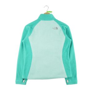 Veste polaires femme manches longues turquoise The North Face Col Montant