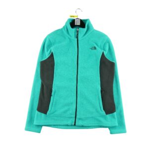 Veste polaires femme manches longues turquoise The North Face Col Montant