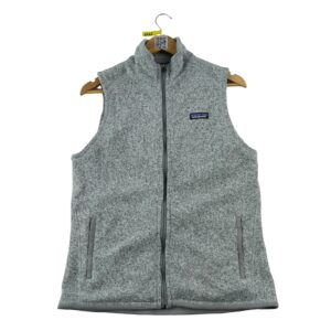 Veste polaires femme sans manches gris Patagonia Motif chine Col Montant