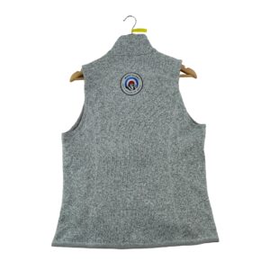 Veste polaires femme sans manches gris Patagonia Motif chine Col Montant