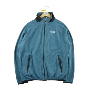 Veste polaires homme manches longues bleu The North Face Col Montant