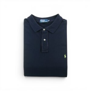 Polo manches courtes Homme Marine