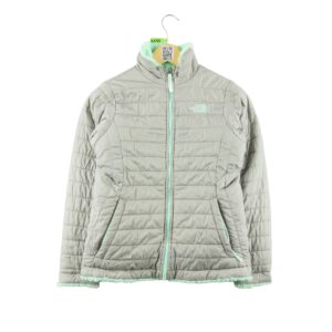 Blouson enfant manches longues gris The North Face Col Montant