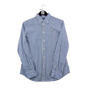 Chemise classiques homme manches longues bleu Polo Ralph Lauren Motif a rayures