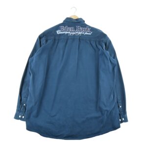 Chemise classiques homme manches longues marine Eden Park