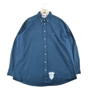 Chemise classiques homme manches longues marine Eden Park