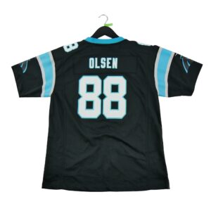 Maillot manches courtes enfant noir NFL Equipe Carolina Panthers