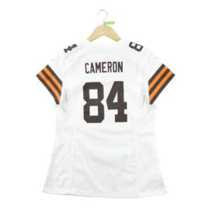 Maillot manches courtes femme blanc NFL Equipe Cleveland Browns