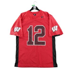 Maillot manches courtes homme rouge Starter Equipe Wisconsin