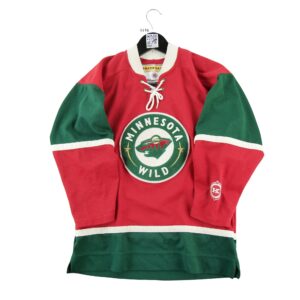 Maillot manches longues enfant rouge NHL Equipe Minnesota Wild