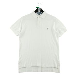 Polo manches courtes homme blanc Polo Ralph Lauren Col Polo