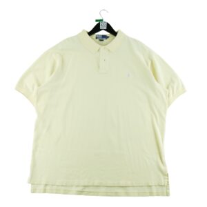 Polo manches courtes homme jaune Polo Ralph Lauren Col Polo