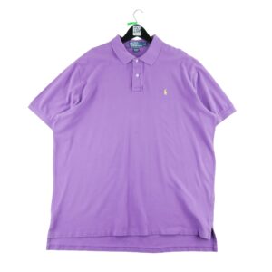 Polo manches courtes homme violet Polo Ralph Lauren Col Polo