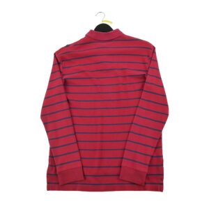 Polo manches longues homme rouge Polo Ralph Lauren Motif a rayures Col Polo